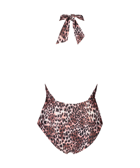 Leopard swimsuit, Brown