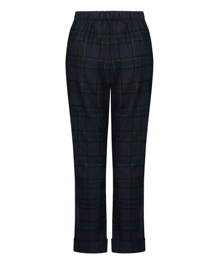 Flannel Pyjama Pants, Blue