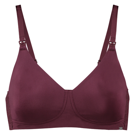 Alisa Non-Padded Nursing Bra, Red