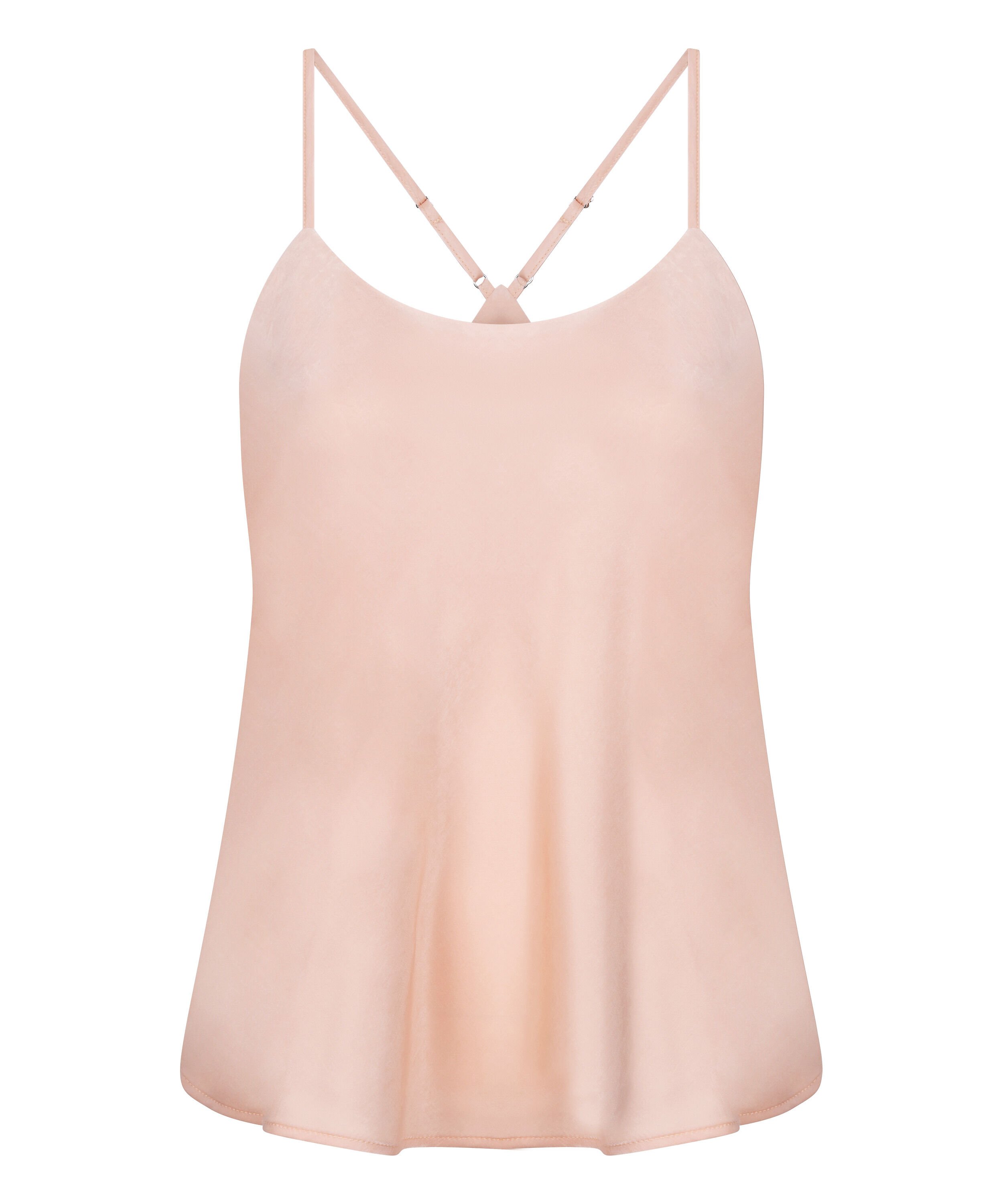 Ayla Satin Cami Top, Pink