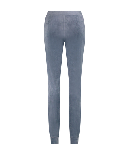 Velour Shimmer Tape Petite jogging bottoms, Gray