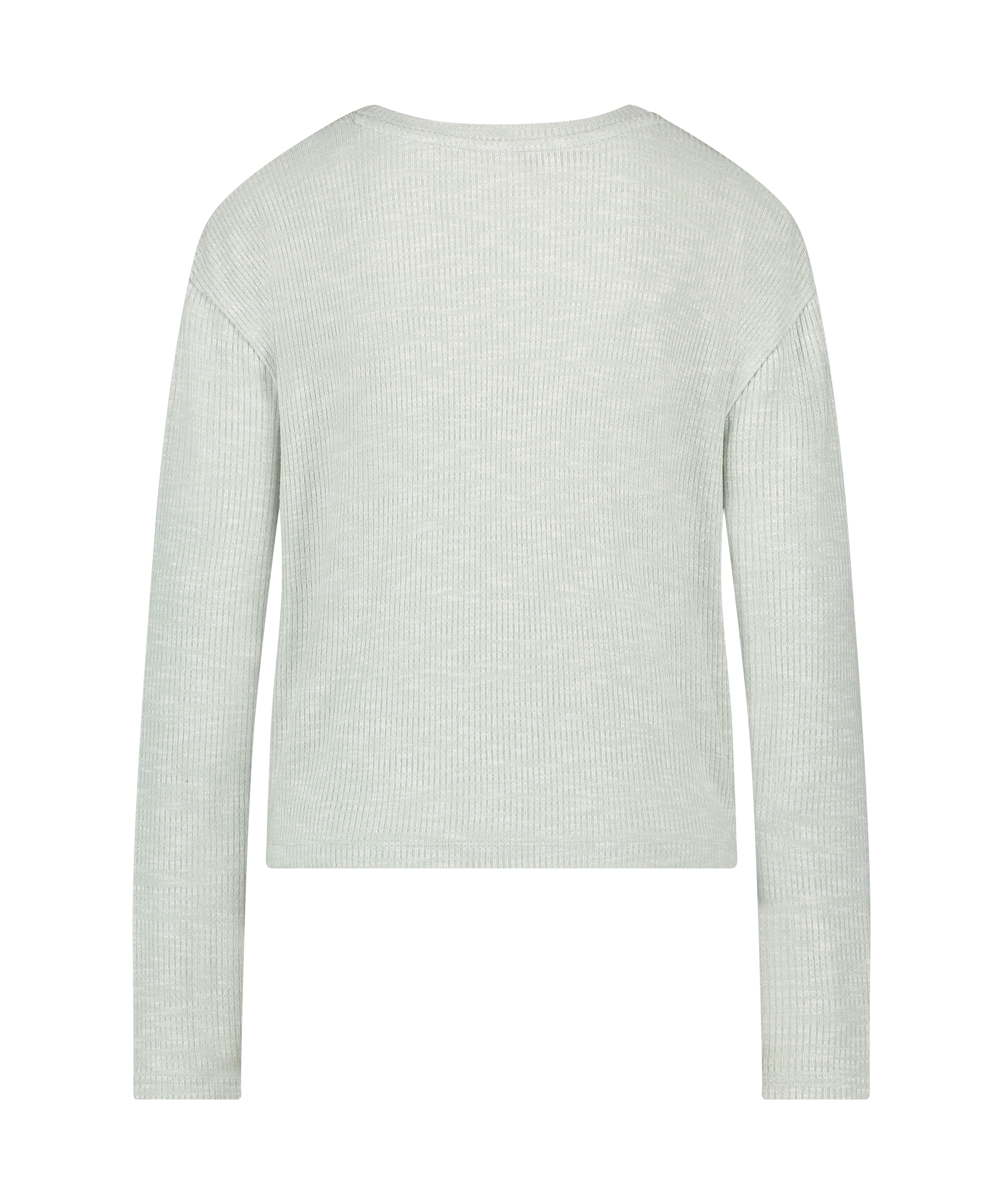 Long-Sleeved Pyjama Top, Green, main