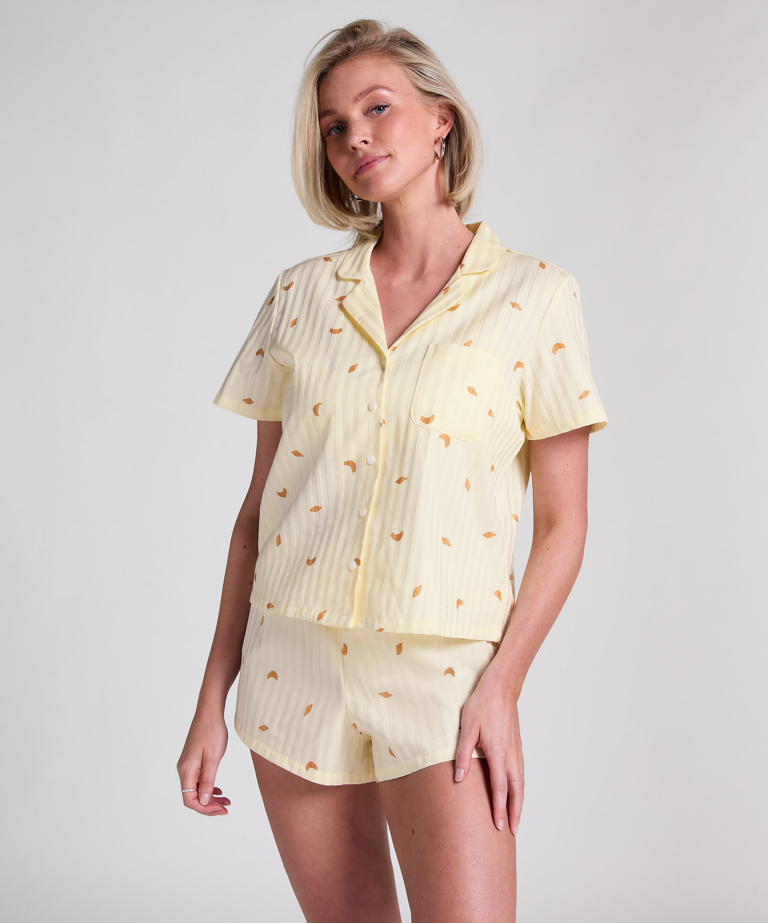 Jacket Cotton, Yellow, main
