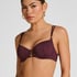 Panama Padded Underwired Bikini Top, Purple