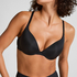 Smooth Padded Underwired Push-Up Bra, Black