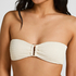 Bandeau Bikini Top St Kitts, White