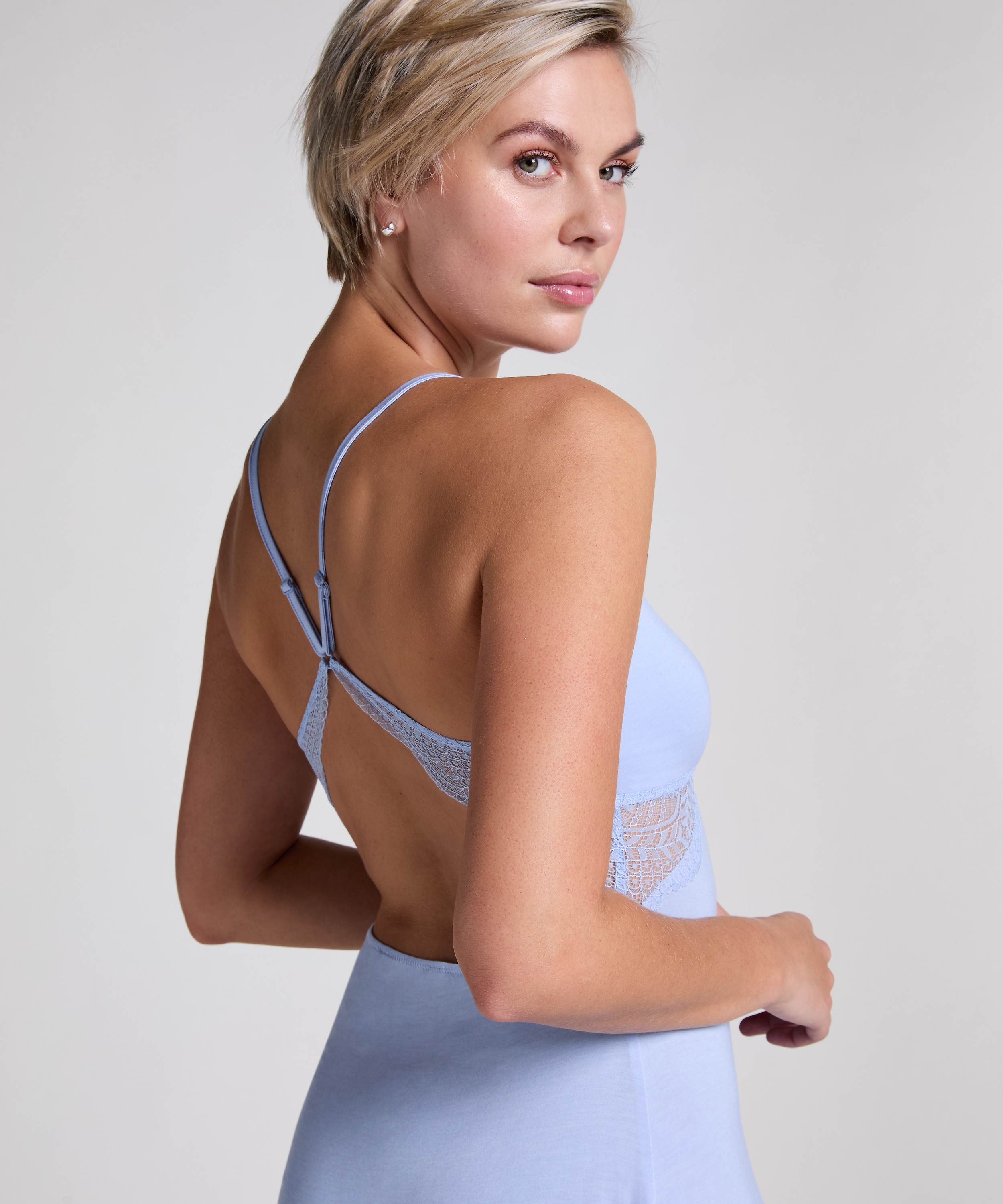 Nova Jersey Slip Dress, Blue, main