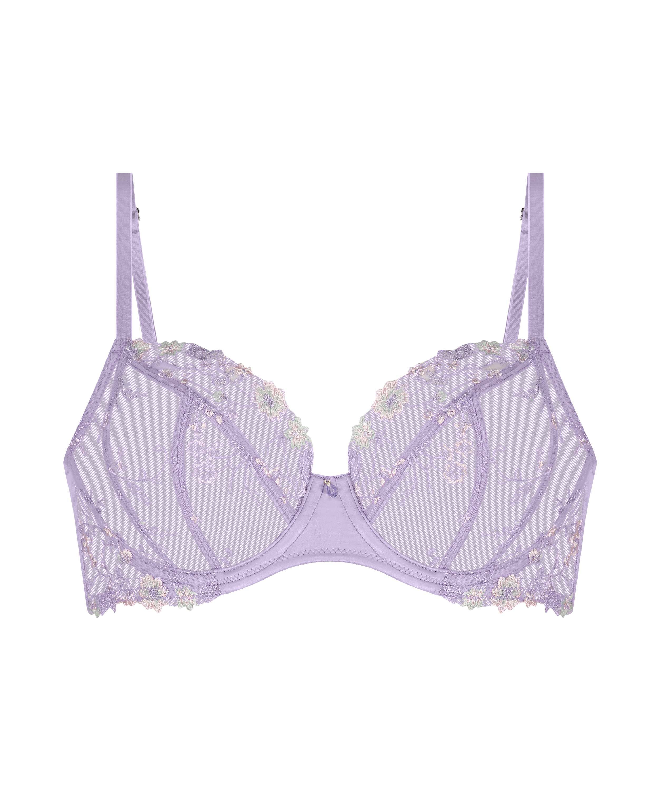 Lillia Non-Padded Underwired Bra, Purple
