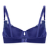Grace Padded Underwired Bra, Blue