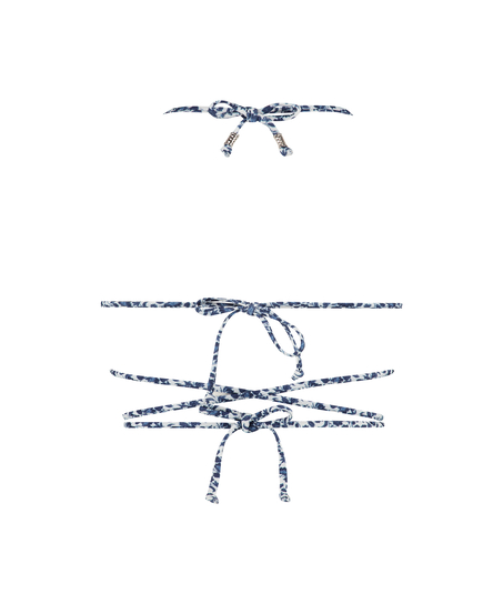 Morocco Triangle Bikini Top, White