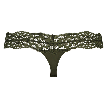 Mayra Extra Low V-Thong, Green