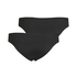 3-pack invisible Brazilian, Black