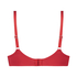 Mona padded non-underwired bra, Red