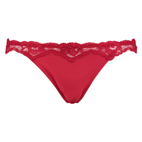 Secret Lace Thong, Red