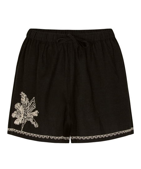 Beach Shorts Palm, Black