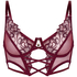 Scarlett Non-Padded Underwired Longline Bra, Red