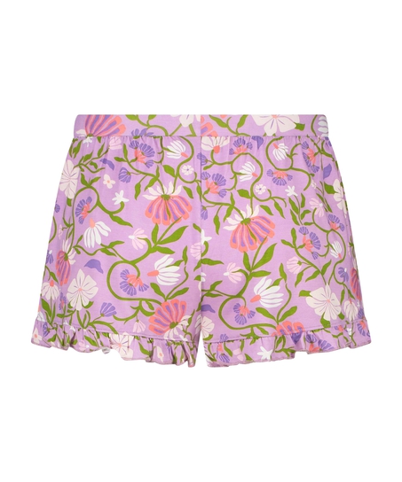 Jersey Pyjama Shorts, Purple