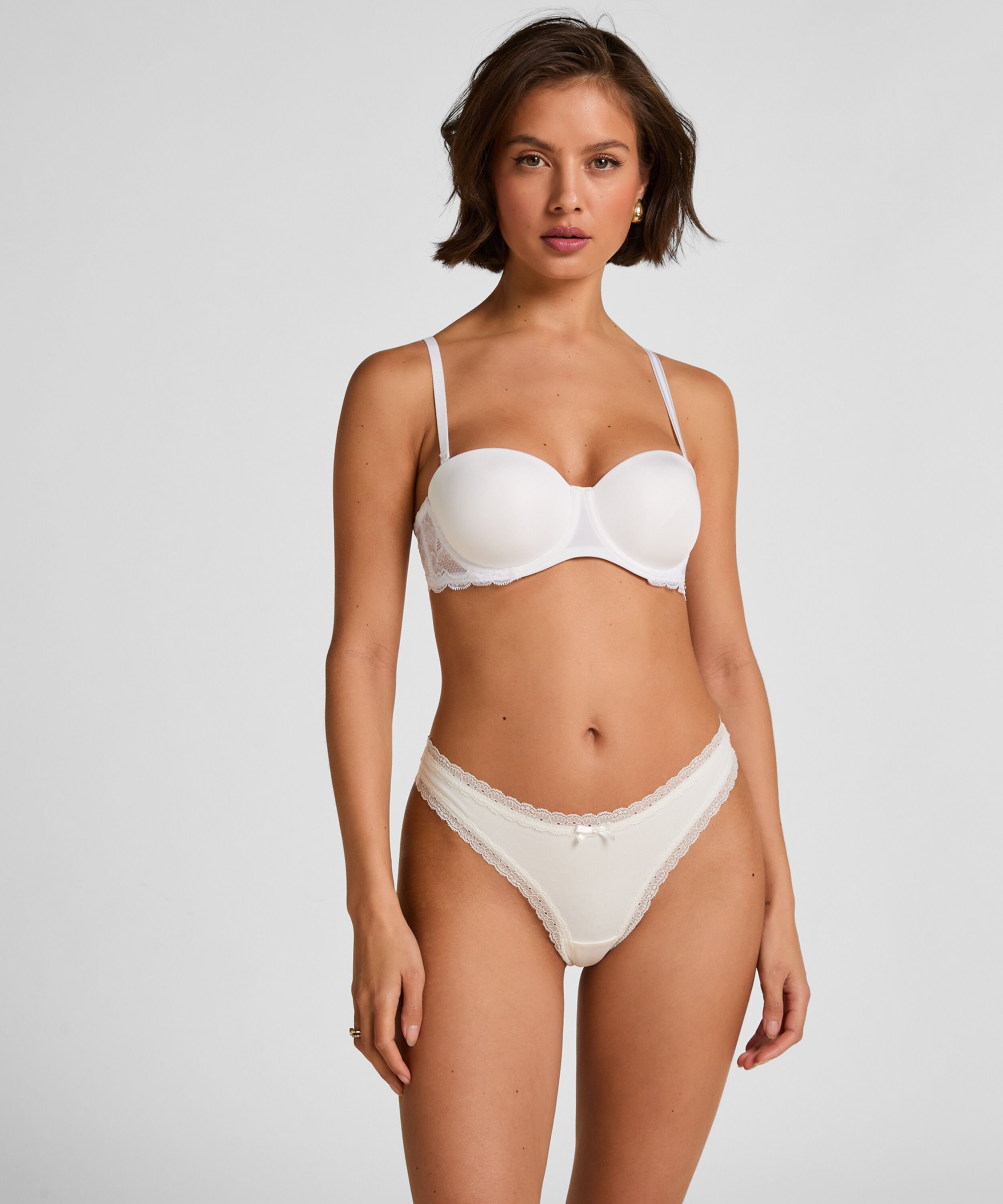 Georgia Thong, White