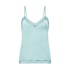 Velours Lace Cami Top, Green