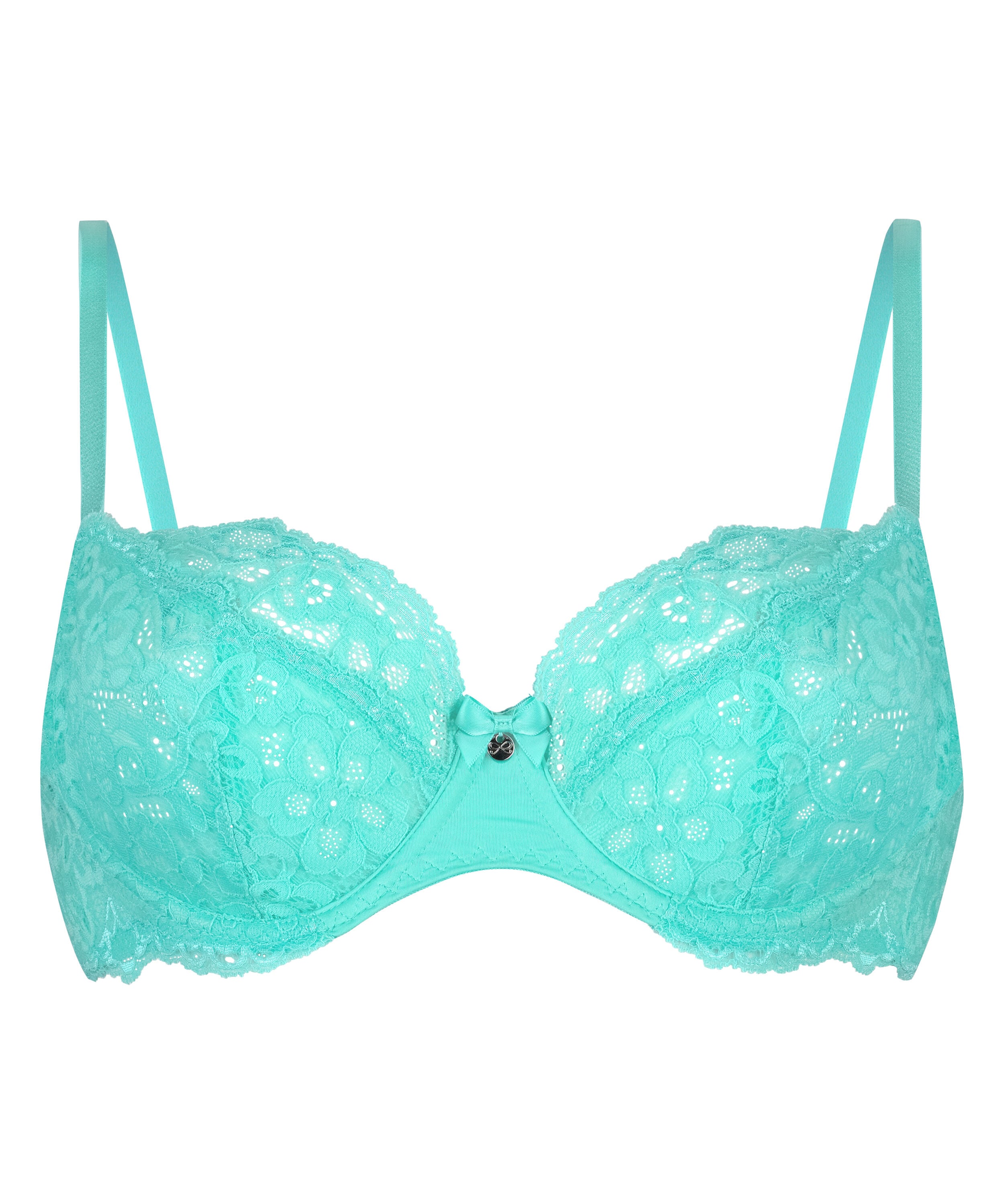 Marine Non-Padded Underwired Bra, Green