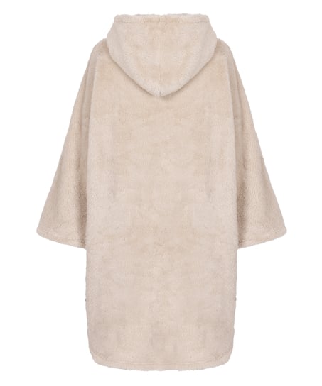 Snuggle Fleece Lounge Dress, Beige