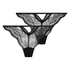 2-pack Isabelle Brazilian knickers, Black
