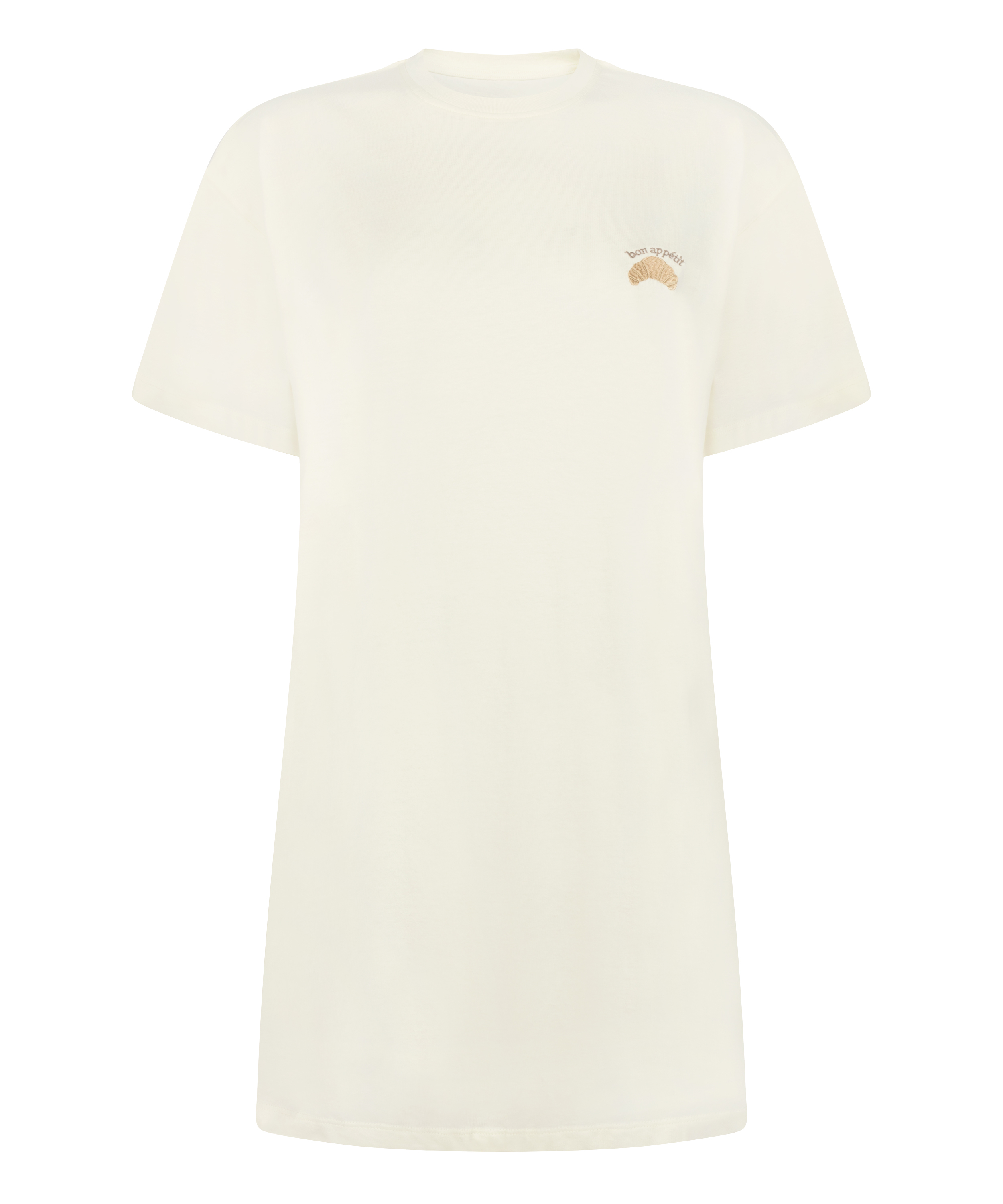 Roundneck Nightshirt, Yellow, main