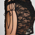 Beach Skirt Sunset Lace, Black