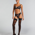 Stay Ups 15 Denier Lace, Black