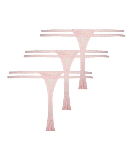 3-pack Thongs, Pink