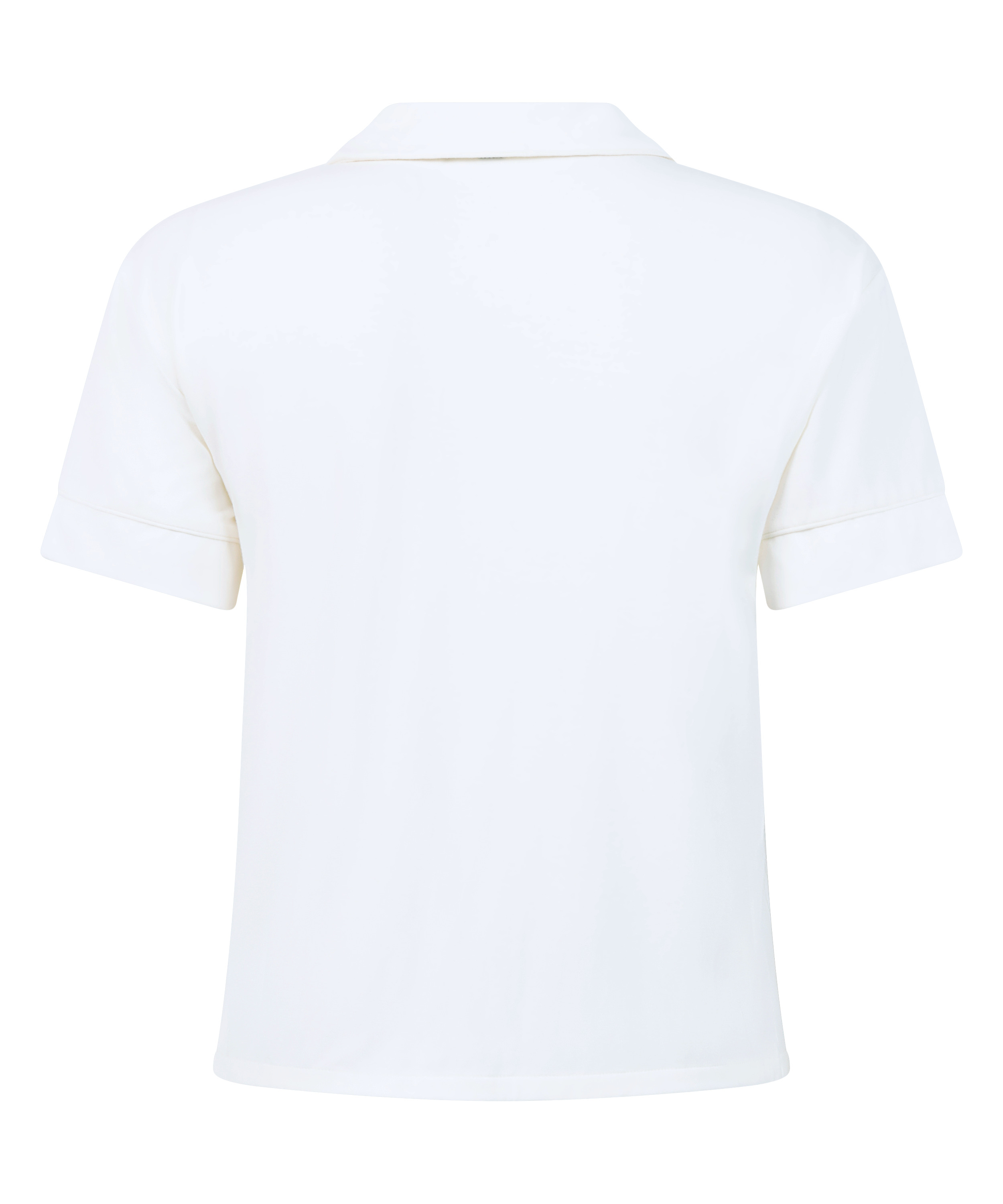 Essential Jersey Short-Sleeved Jacket, White, main