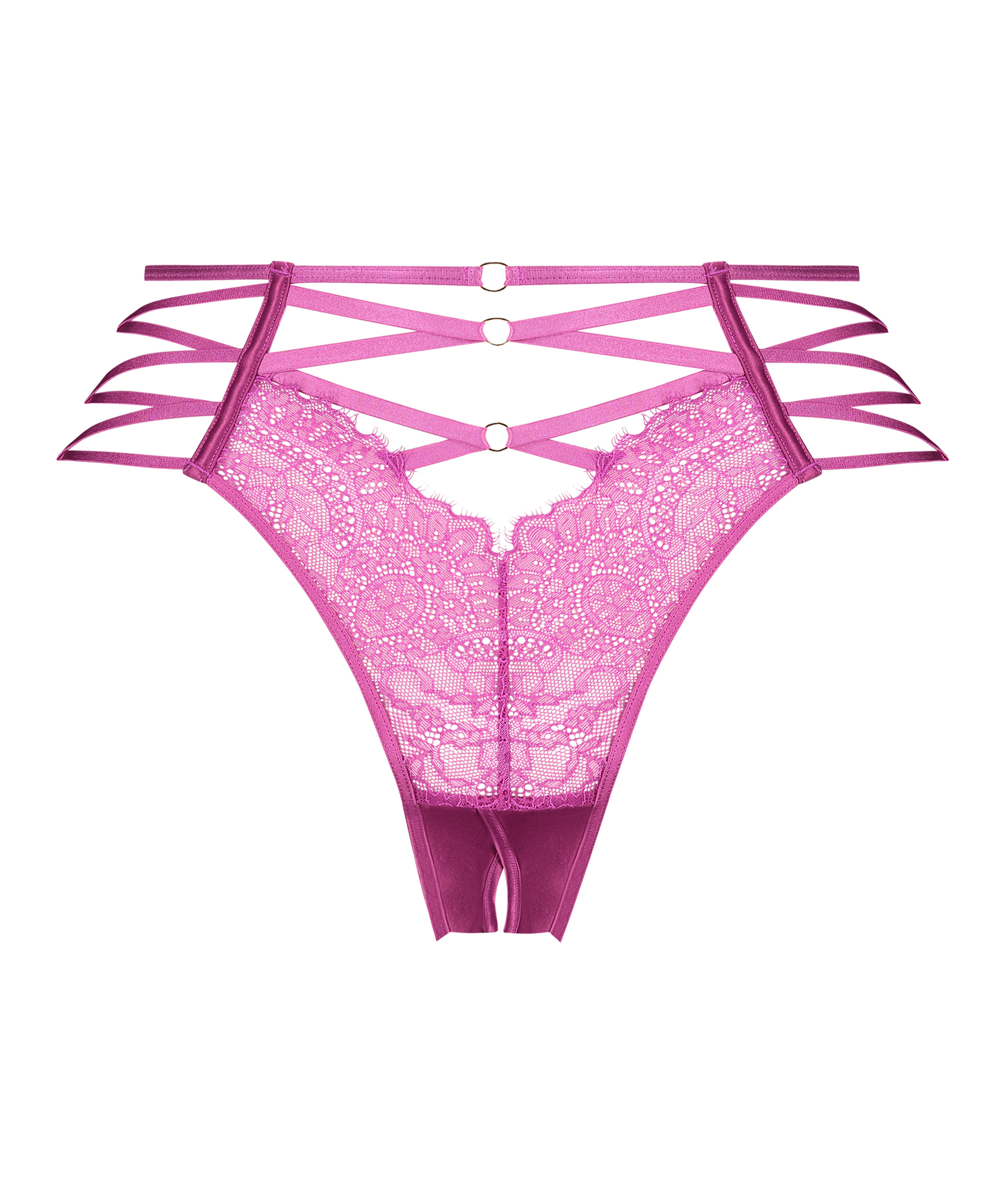 Monet Open Crotch Brazilian, Purple, main