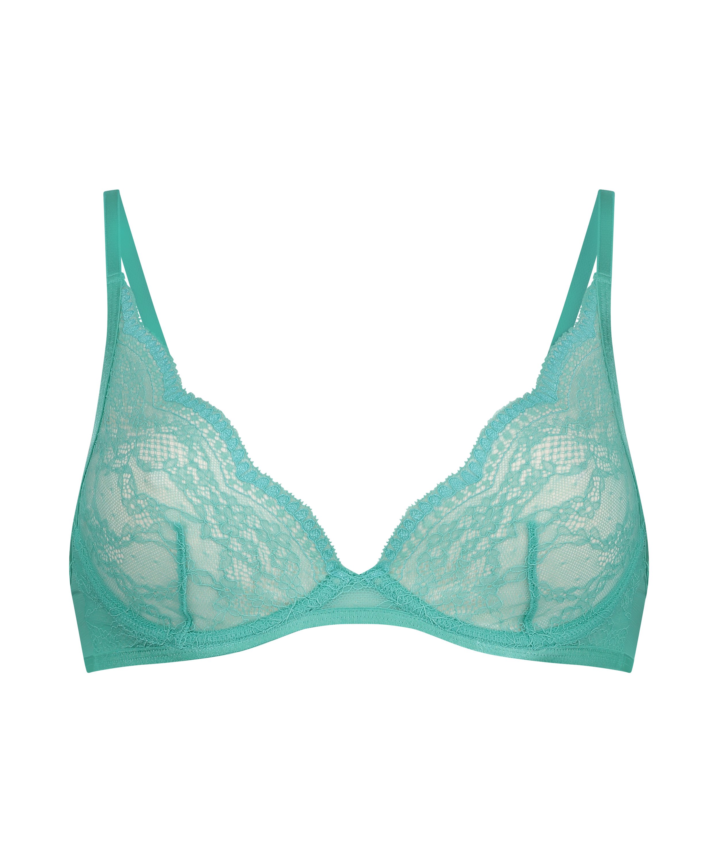 Isabelle Non-Padded Underwired Bra, Green, main