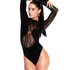Lace Panels Body, Black