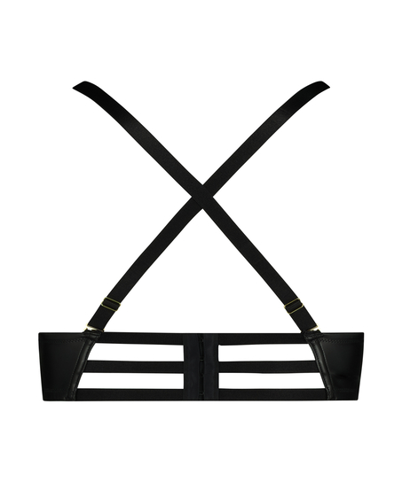 Matrix Curvy Bralette, Black