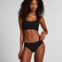 Dianne High Leg Thong, Black
