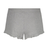 Rib Button Short, Gray