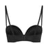 Padded Underwired Strapless Maximizer Bra, Black