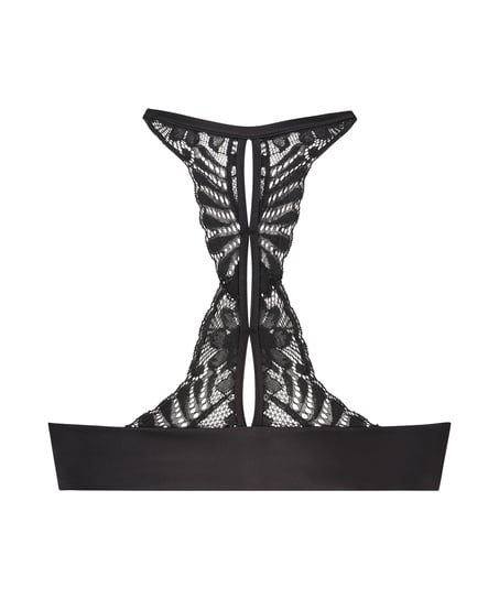 Antonia Padded Underwired Push-Up Bra, Black