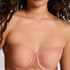 Jane Padded Strapless Underwired Bra, Brown
