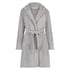 Fleece Bathrobe, Gray