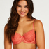 Padded Underwired Bra Emily, Orange