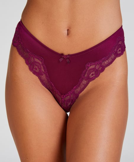 Lace & Shine Brazilian, Purple