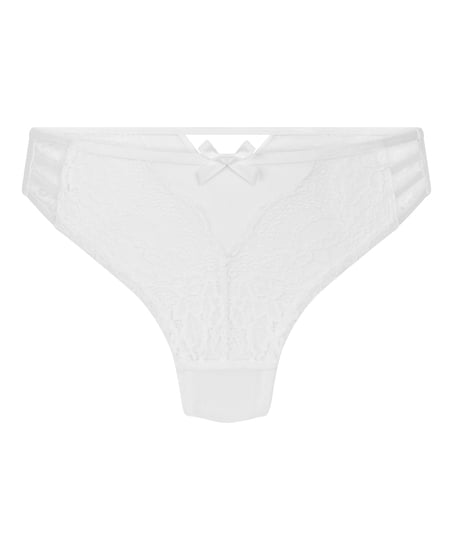 Highleg Brazilian Belle, White
