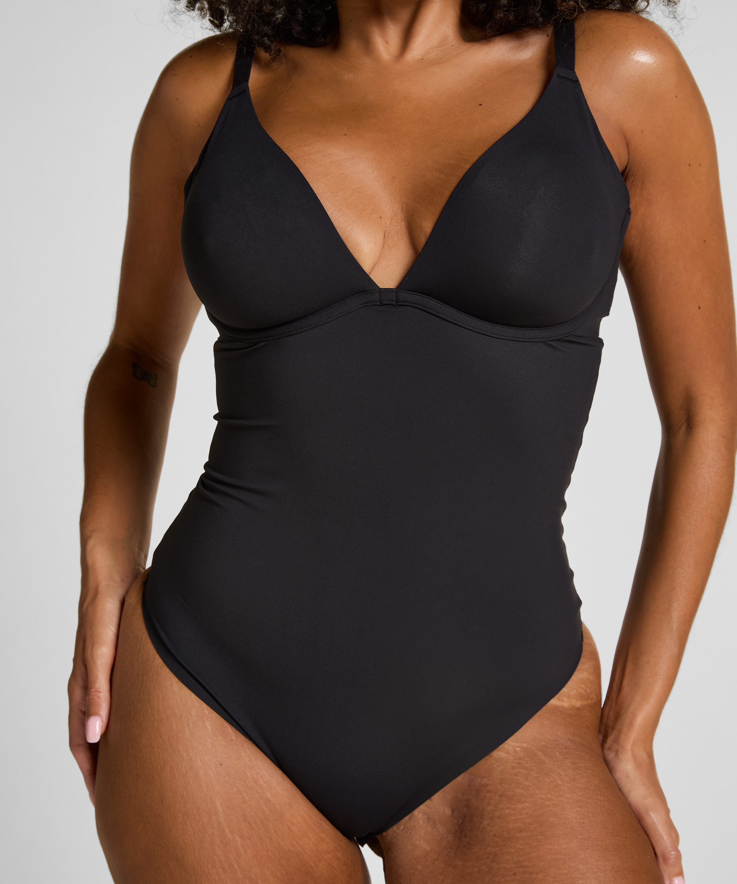 Smooth Non-Padded Body, Black, main