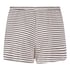 Pyjama Shorts Striped Jersey, White