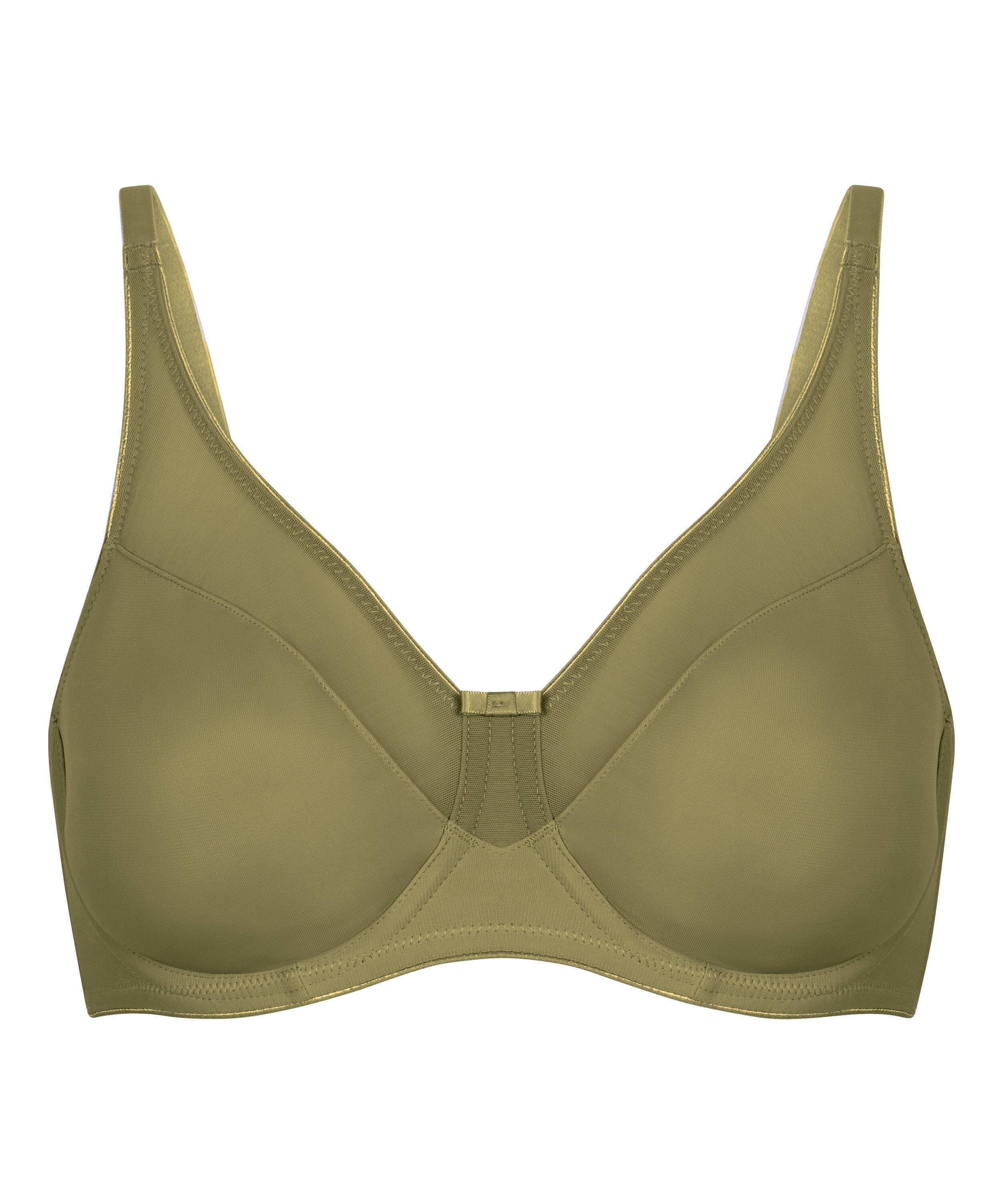 Nina Non-Padded Underwired Minimizer Bra, Green