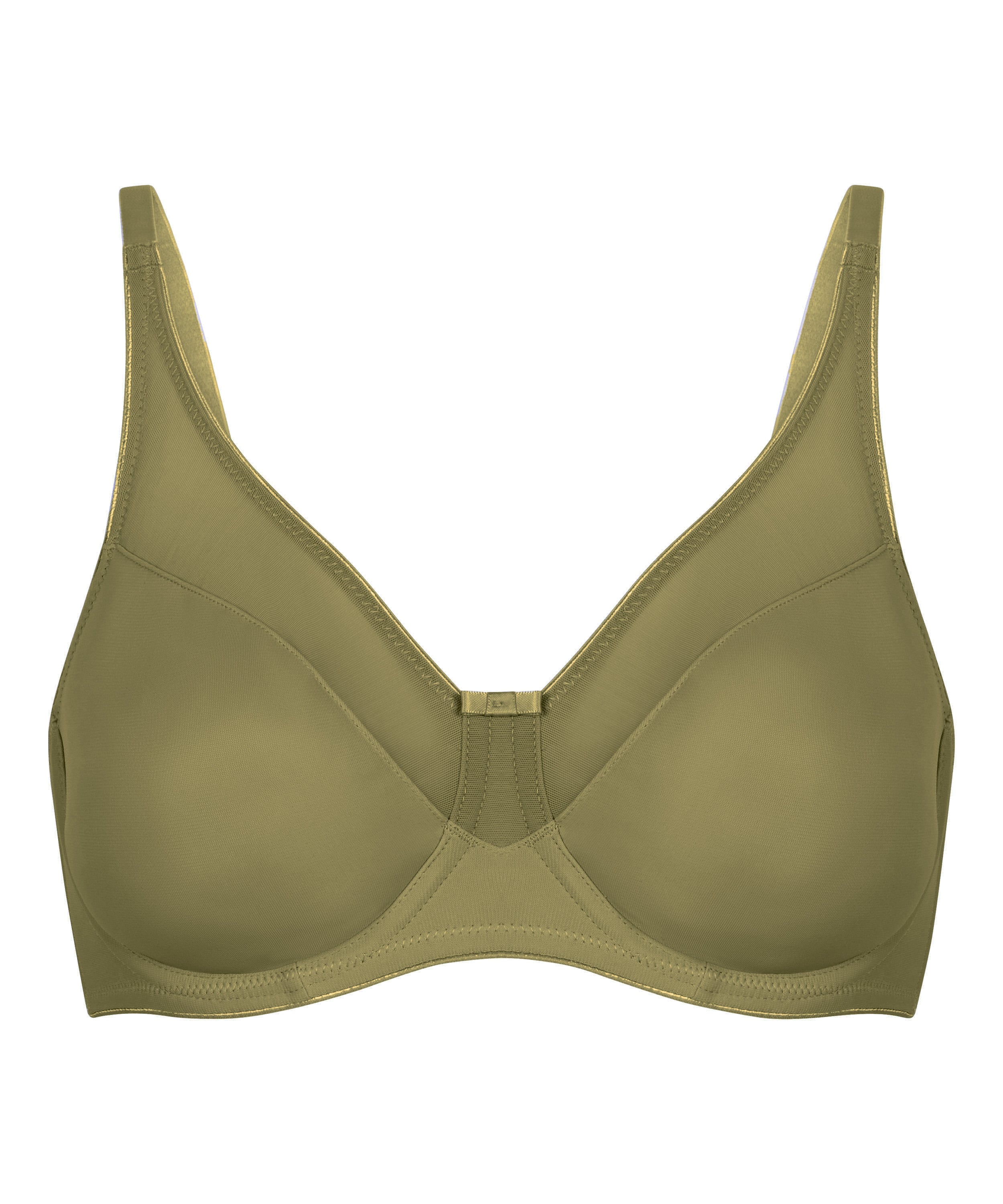 Nina Non-Padded Underwired Minimizer Bra, Green, main