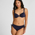 Padded Underwired Bikini Top Sorrento, Blue