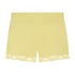 Satin pyjama shorts, Yellow